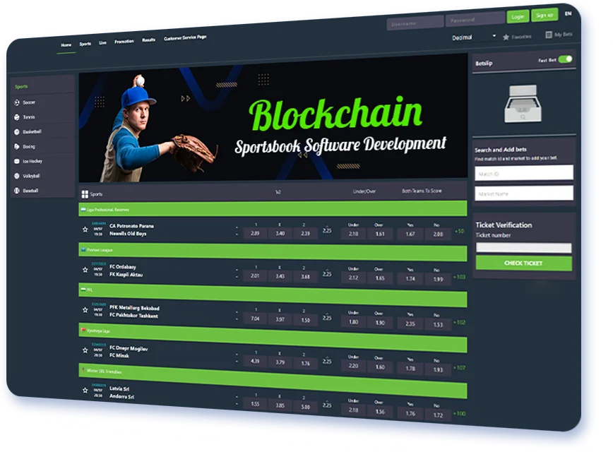 Blockchain Sportsbook Software