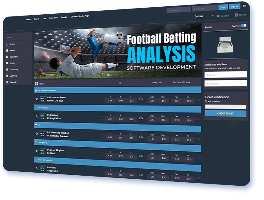 Football Betting Analysis Software Development