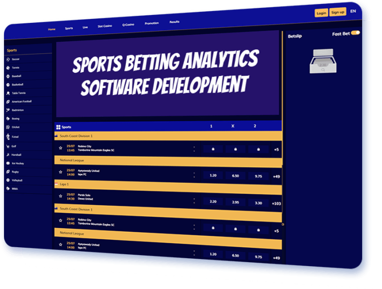 Sports Betting Analytics Software GammaStack