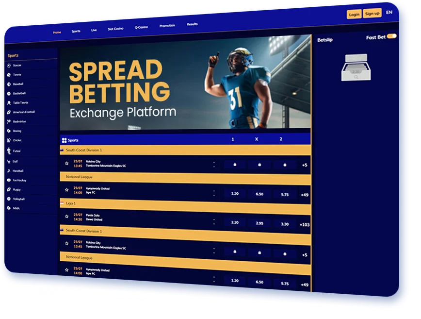 Spread Betting Exchange Platform