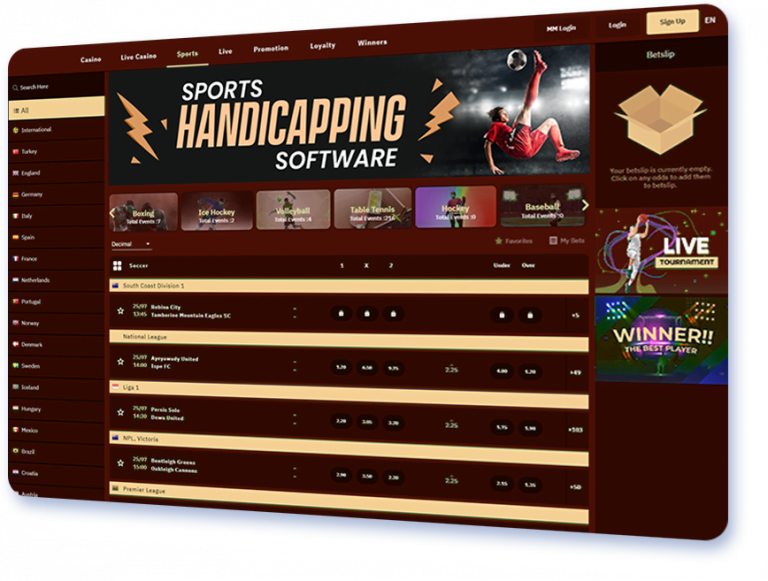 Sports Handicapping Software | GammaStack