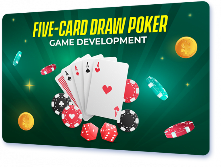 Five Card Draw Poker Game Development GAMMASTACK   Five Card Draw Poker Game Development 768x581 