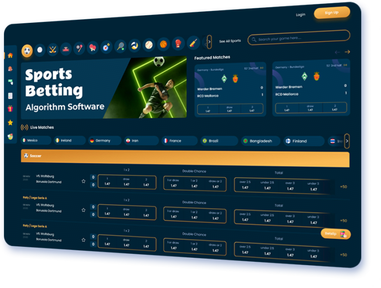 Sports Betting Algorithm Software | Analytics Tool For Bettors