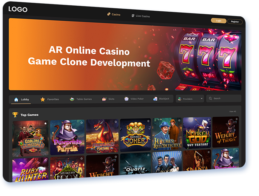 AR Online Casino Game Clone Development