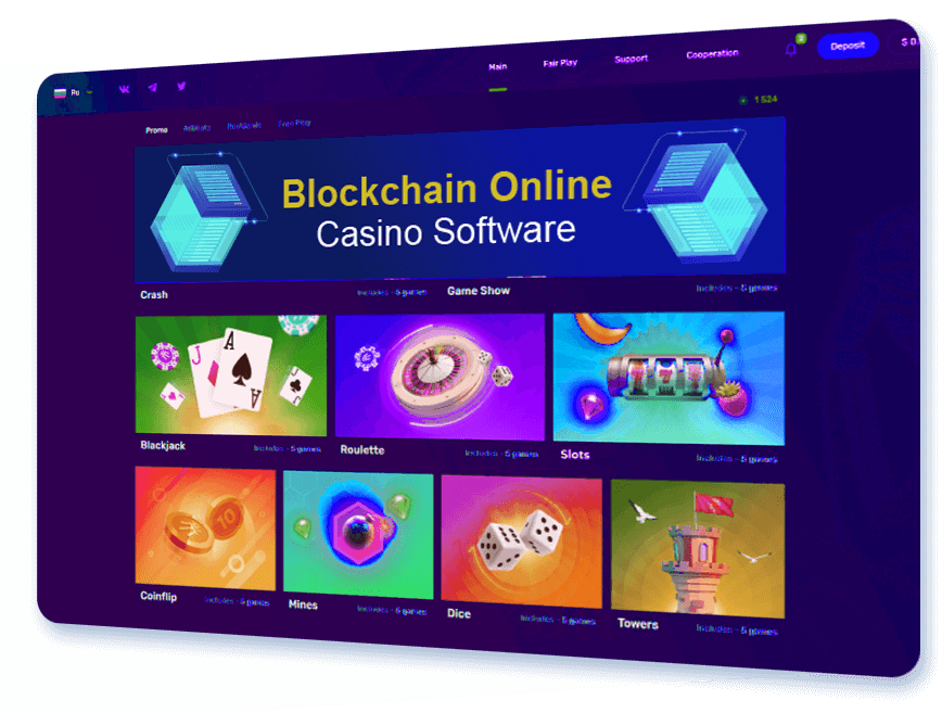 Blockchain-Based Casino Software