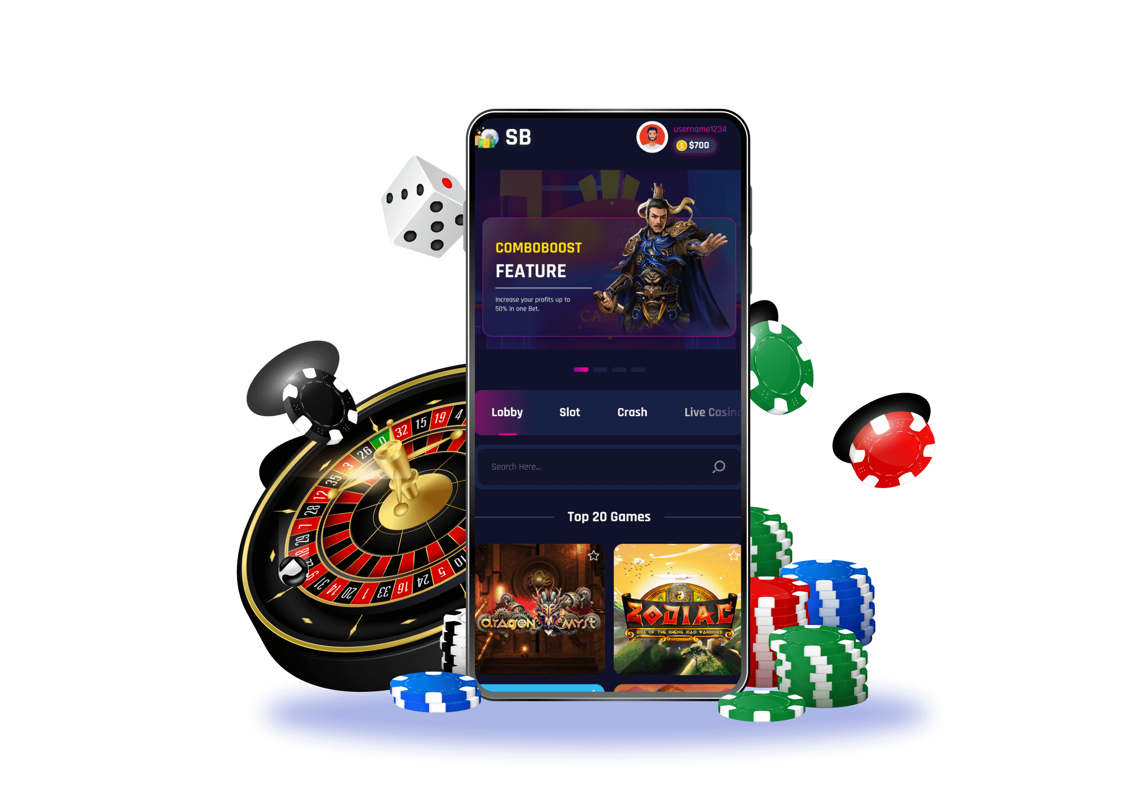 Mobile casino software development