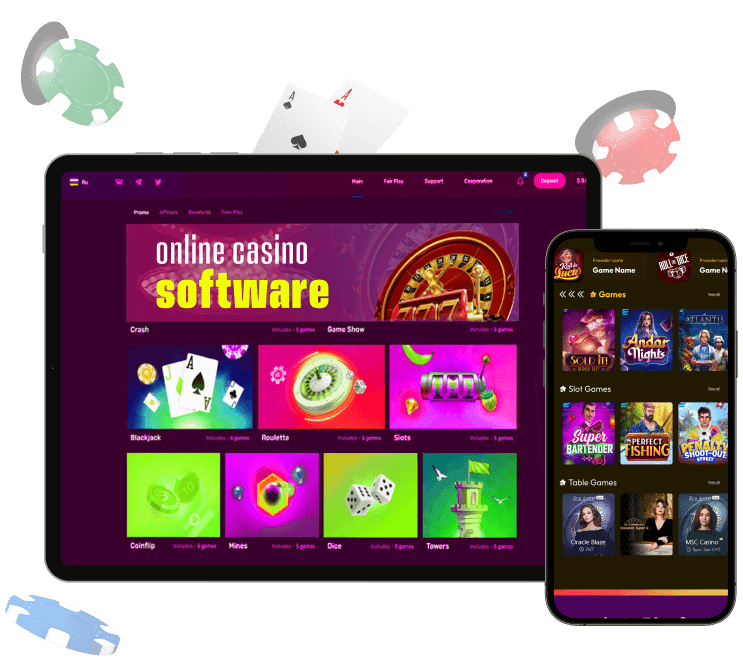 online casino software providers