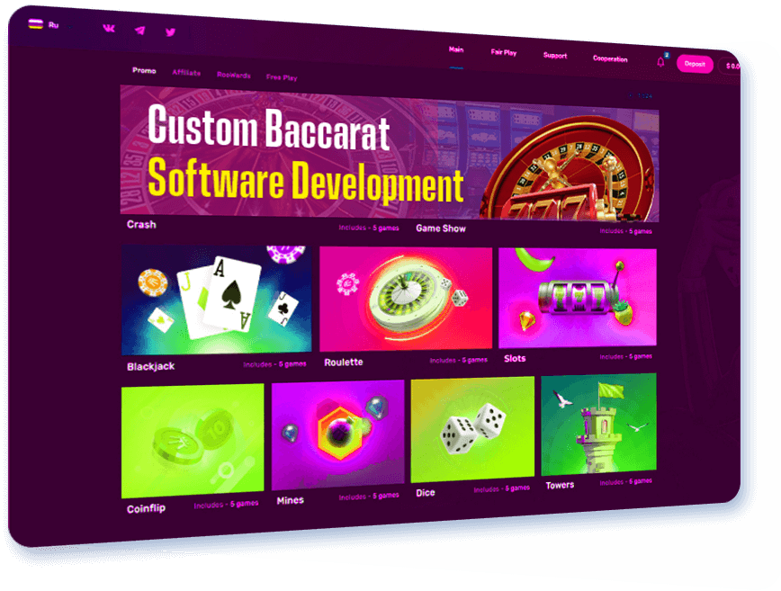 Custom Baccarat Software Development