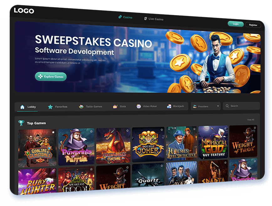 Sweepstakes Casino Software Development